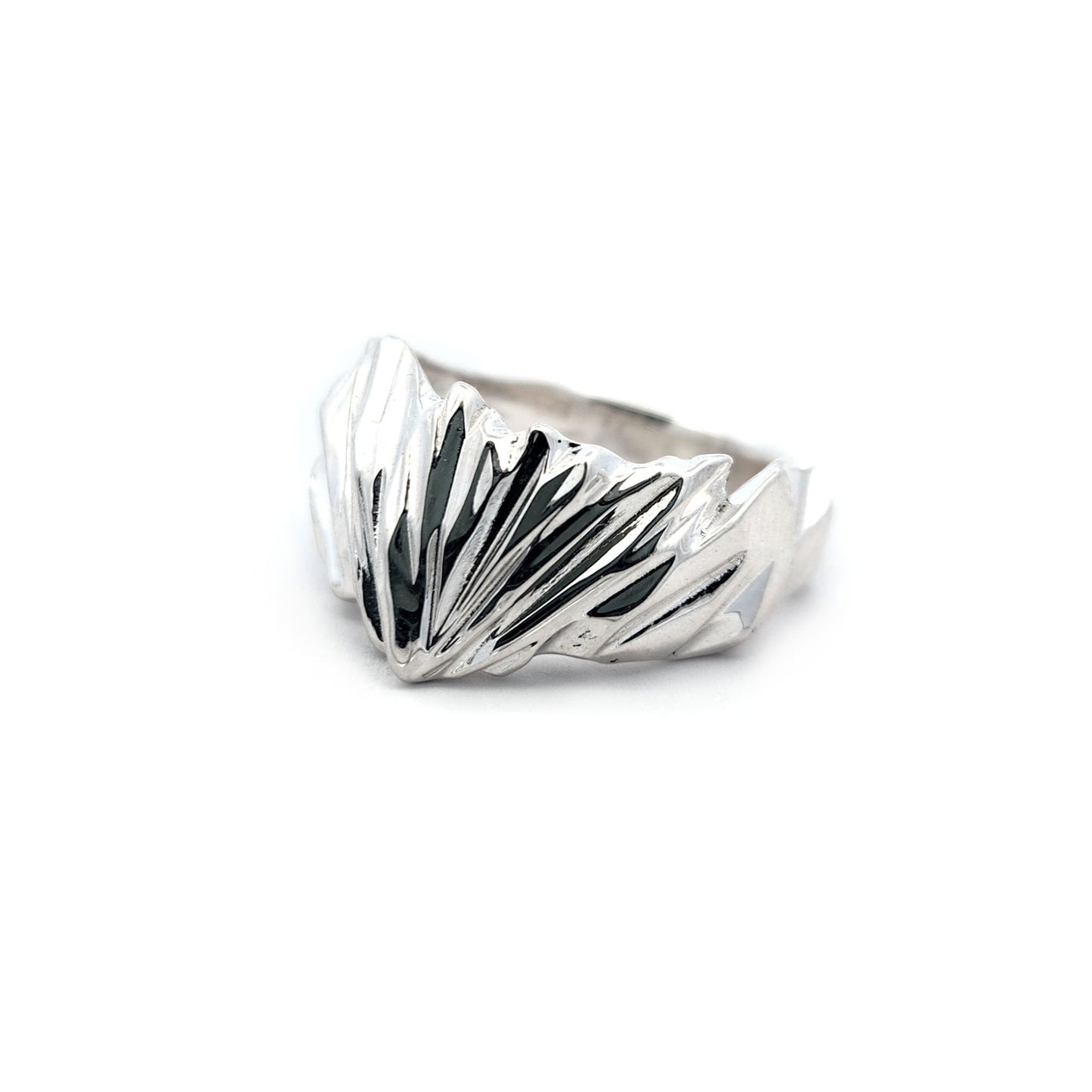 Sterling Silver Mountain Sculpted Ring