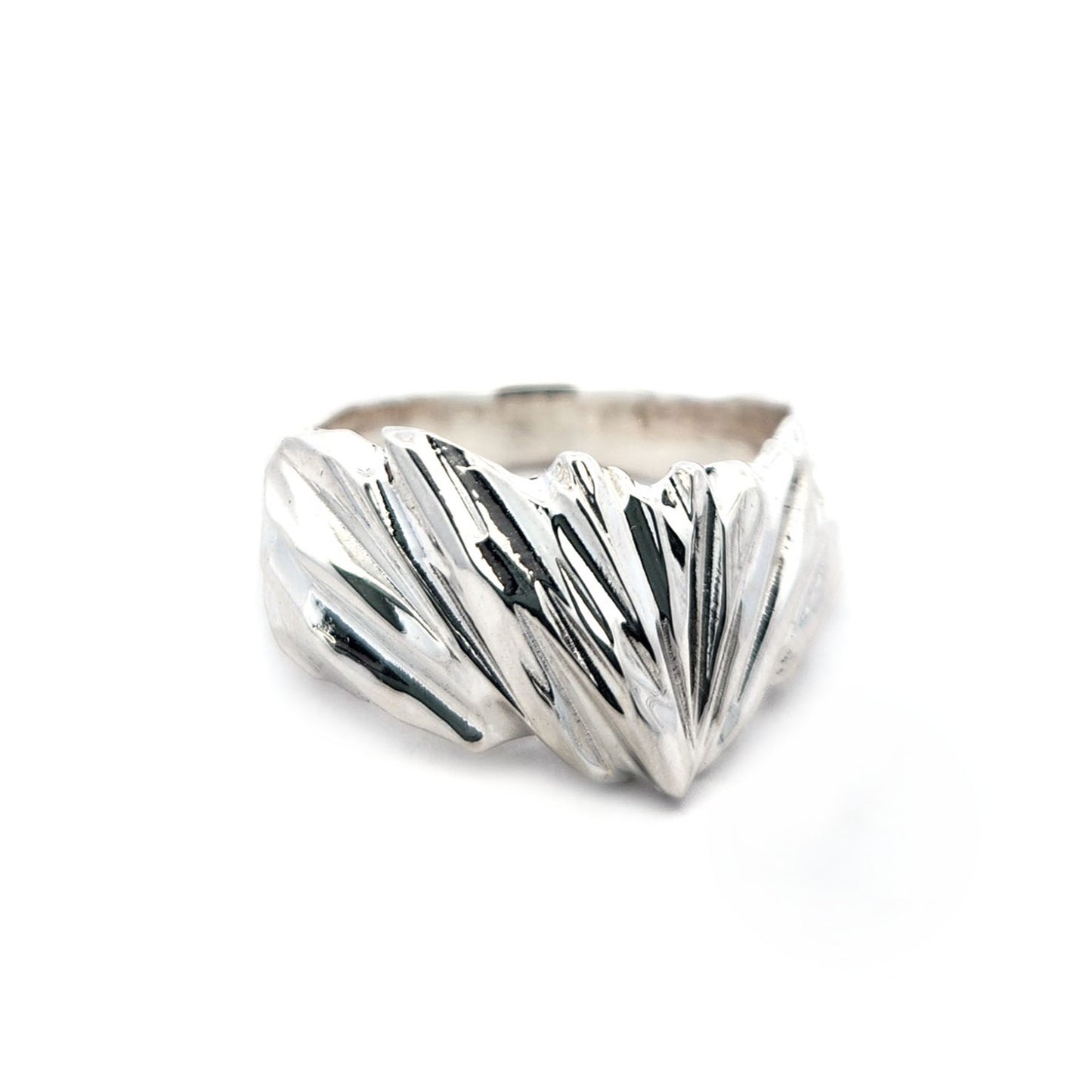 Sterling Silver Mountain Sculpted Ring