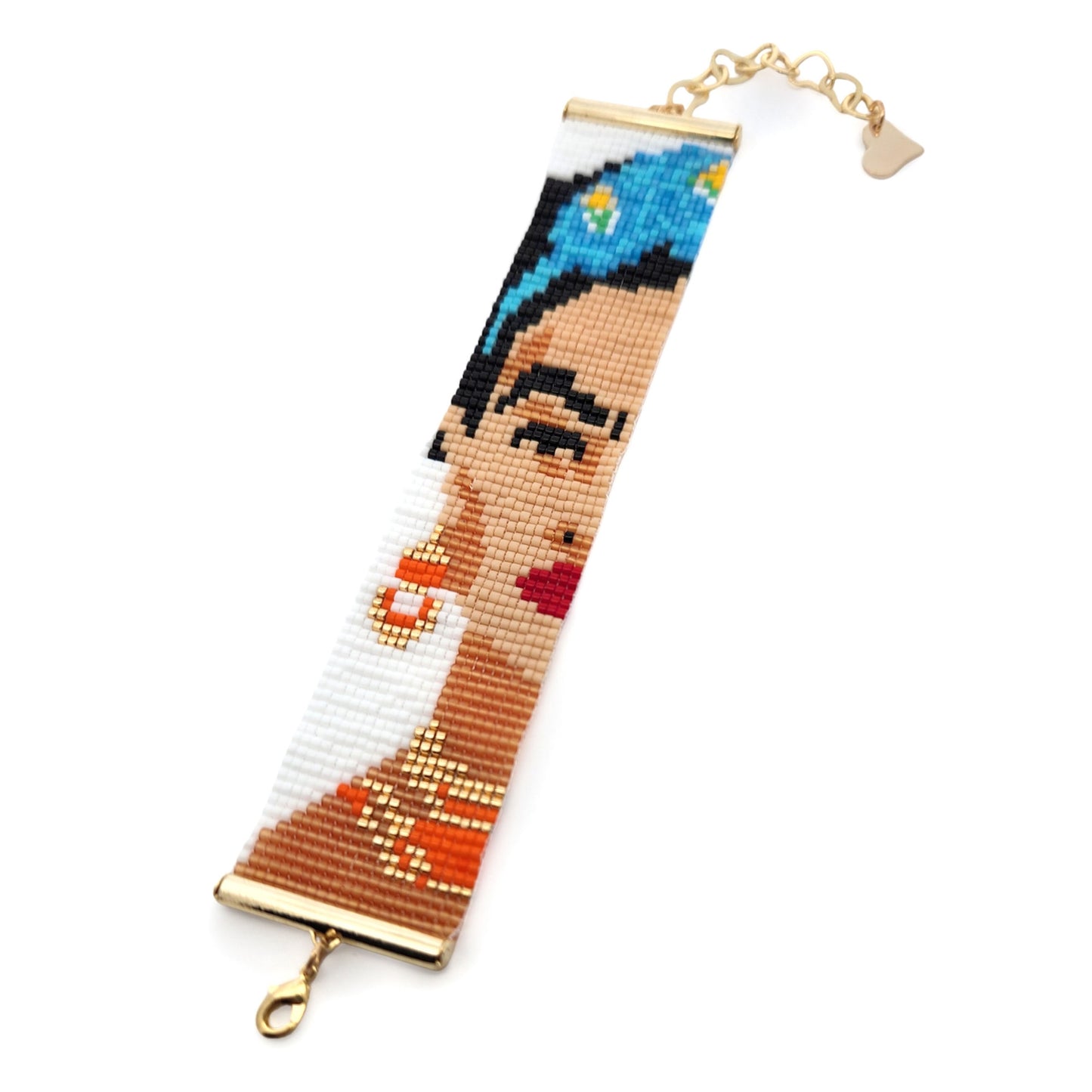 Frida Kahlo Beaded Bracelet