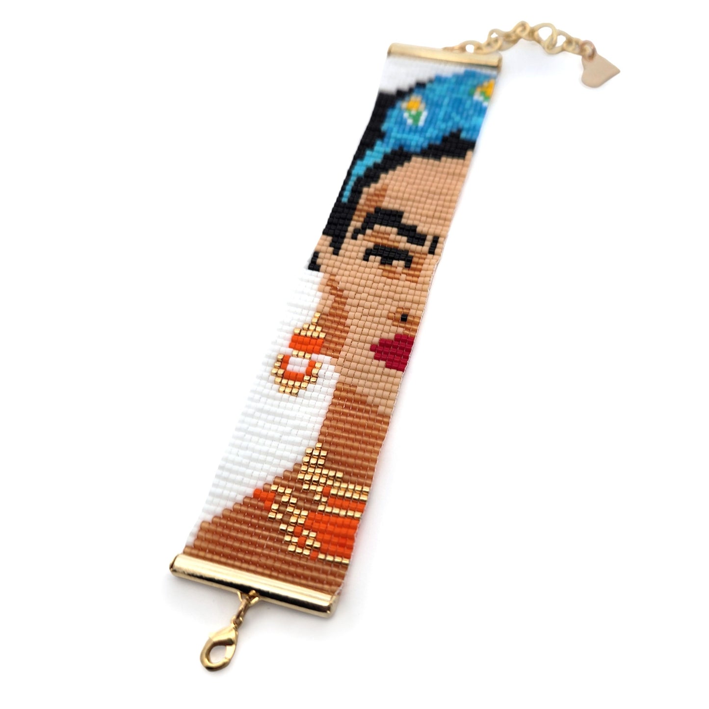 Frida Kahlo Beaded Bracelet