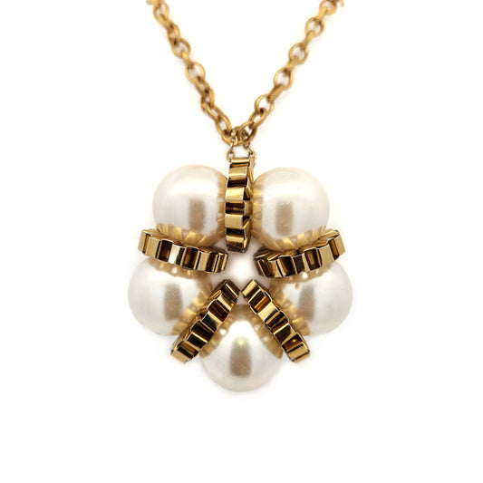 Large Pearl Chain Pendant