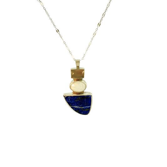 Trio Gemstone Necklace