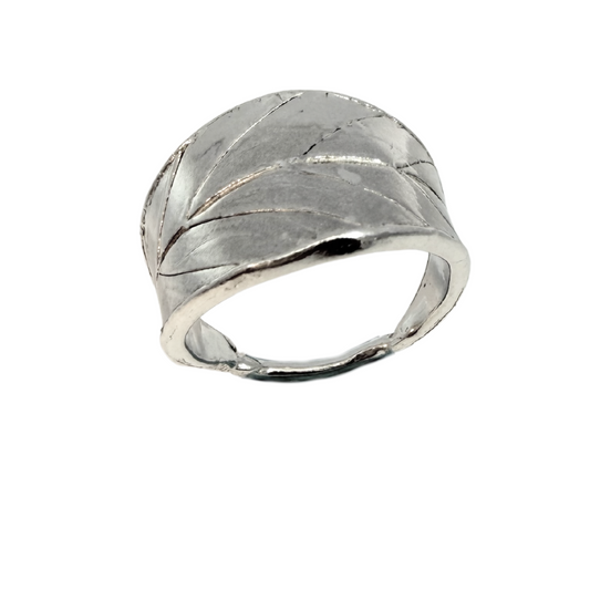 Blueberry Leaf Wraparound Ring