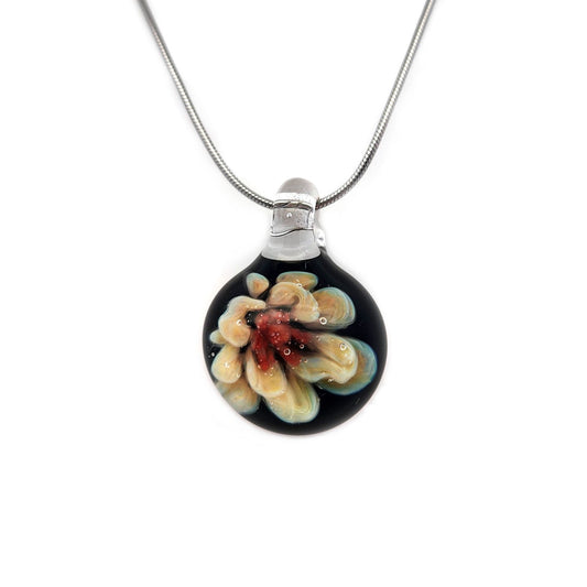 Glass Flower Pendant