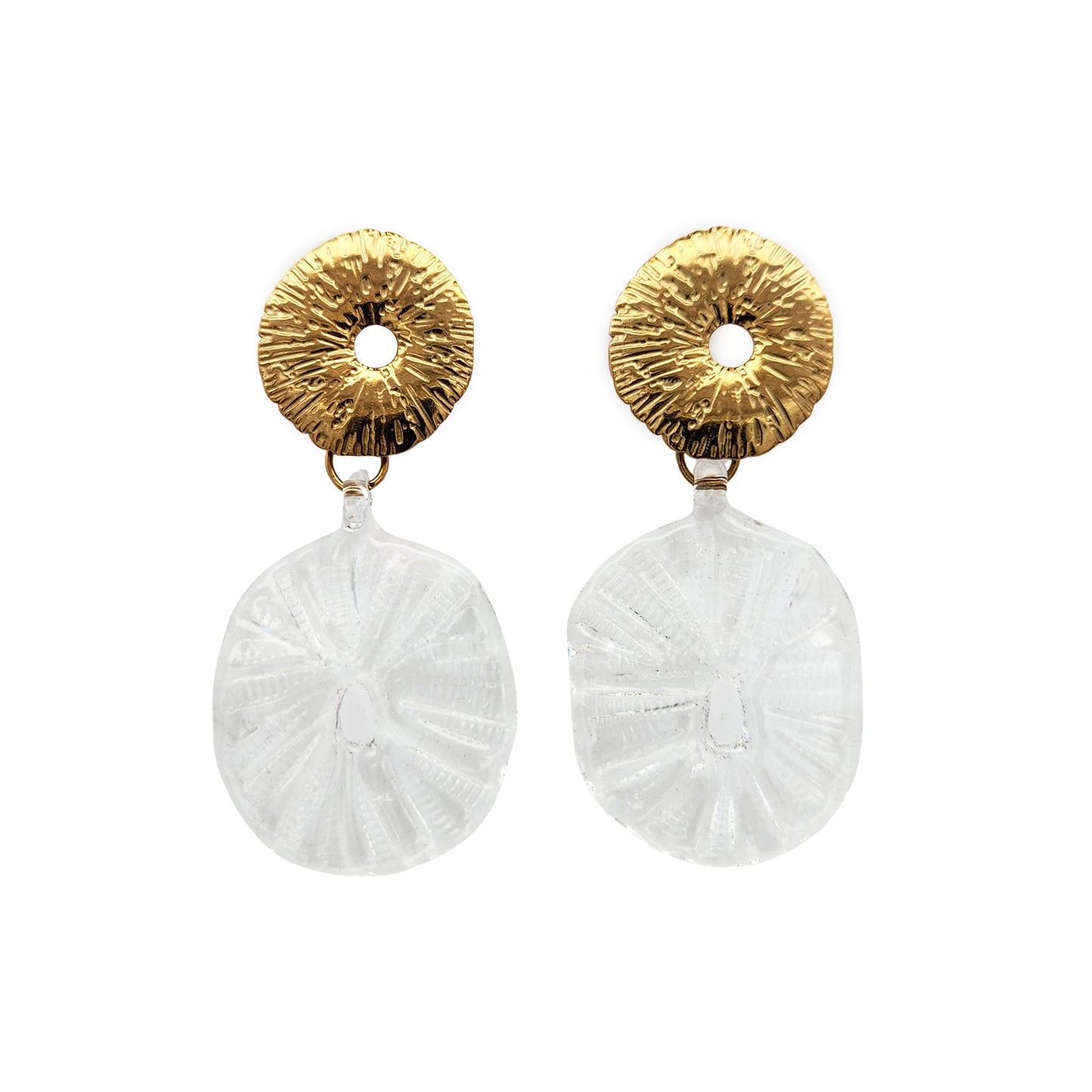 Lumen Halo Drop Earrings
