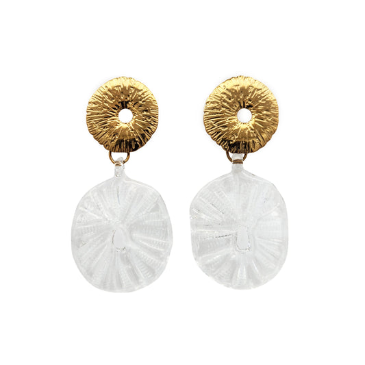 Lumen Halo Drop Earrings