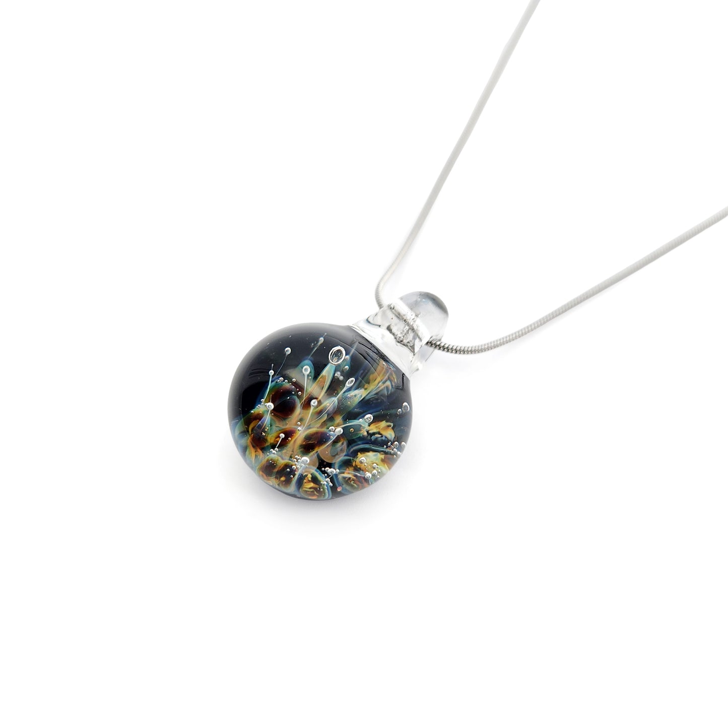 Glass Flower Pendant