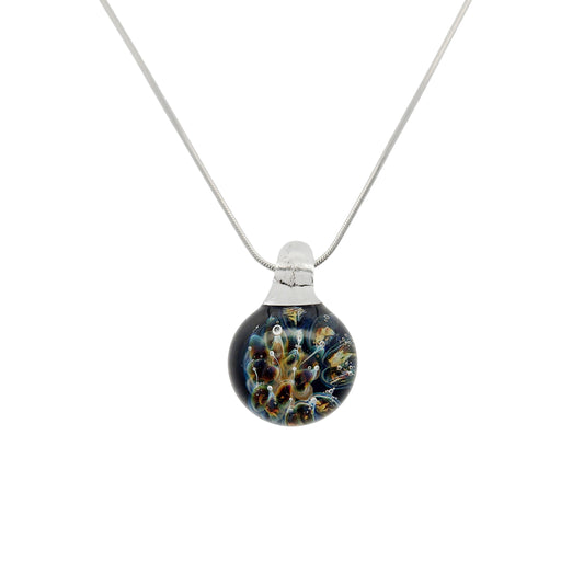 Glass Flower Pendant
