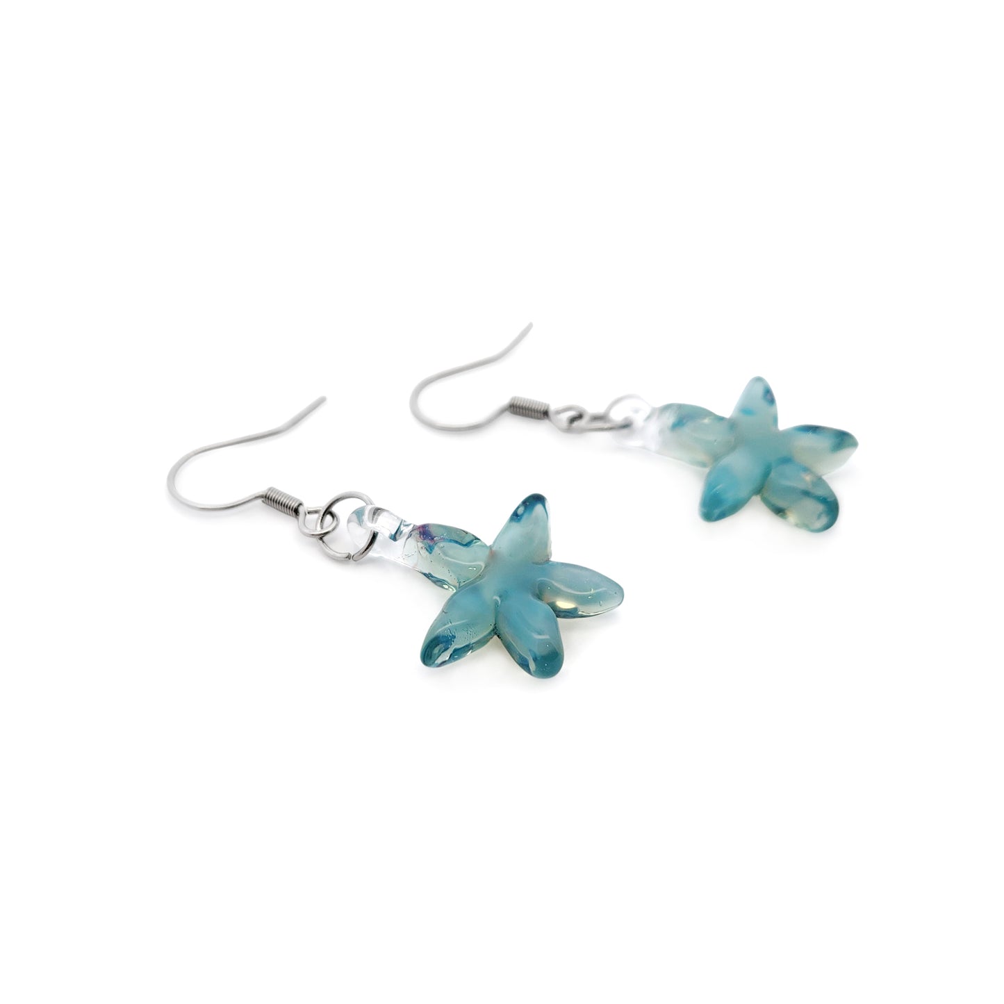 Foam Star Drop Earrings