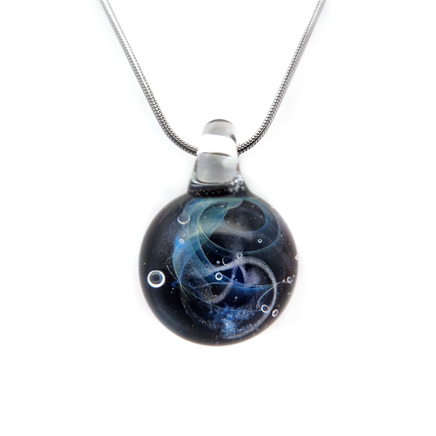 Glass Galaxy Ball Pendant