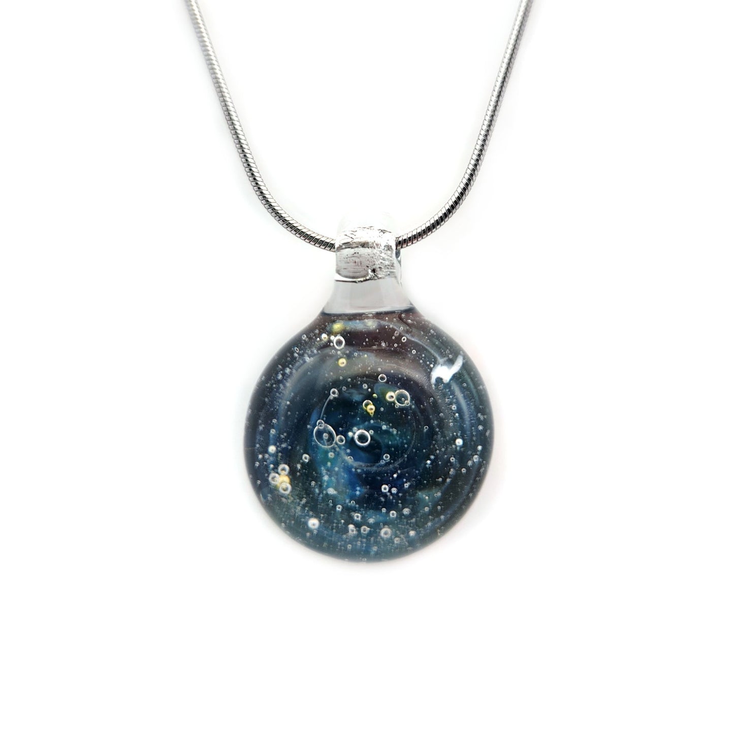 Glass Galaxy Ball Pendant