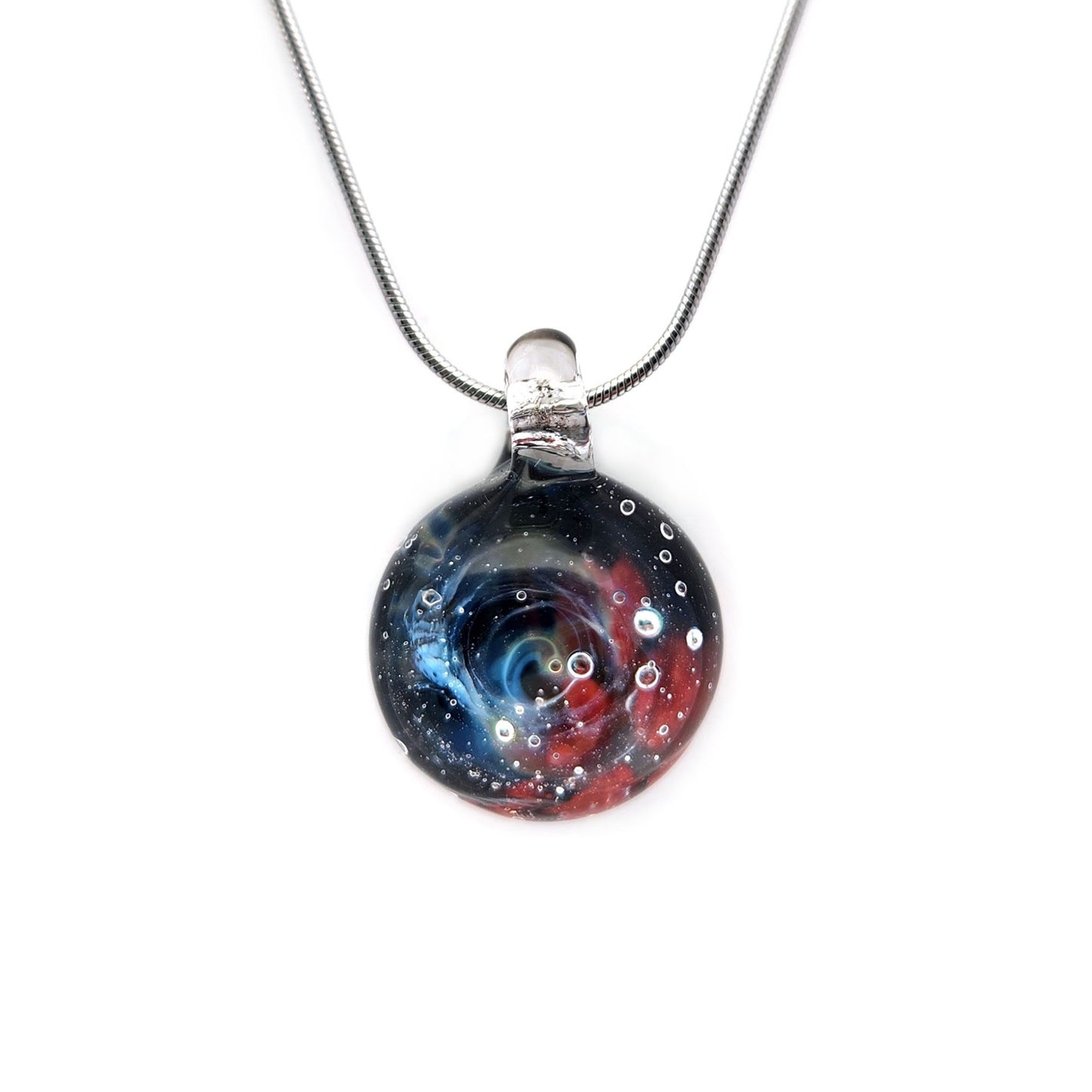 Glass Galaxy Ball Pendant