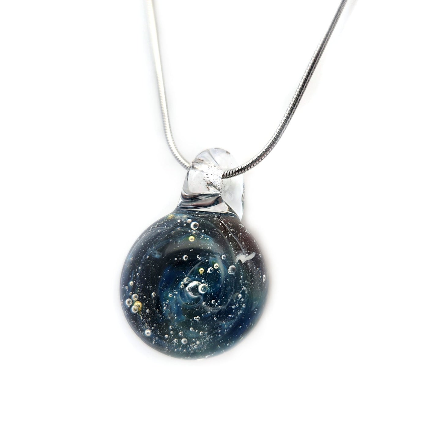 Glass Galaxy Ball Pendant
