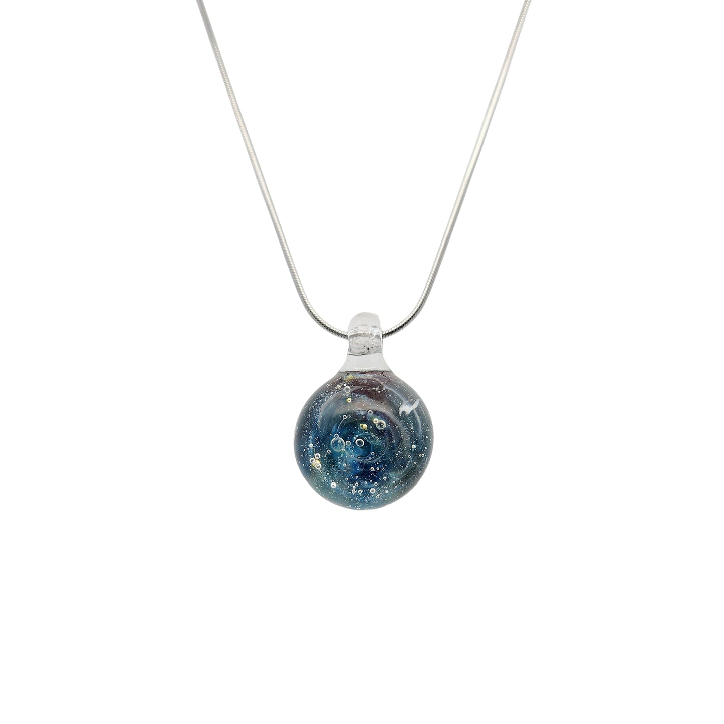 Glass Galaxy Ball Pendant