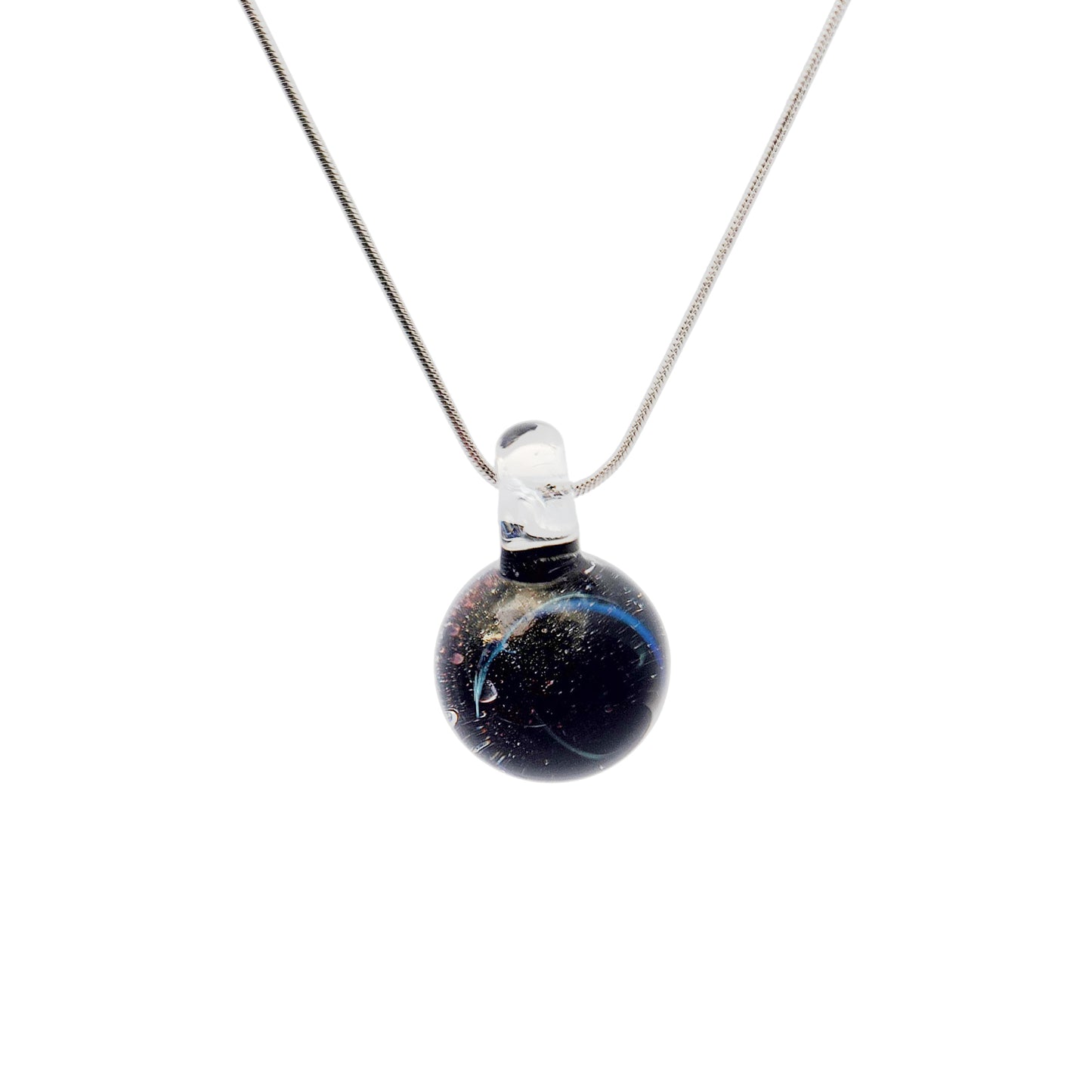 Glass Galaxy Ball Pendant