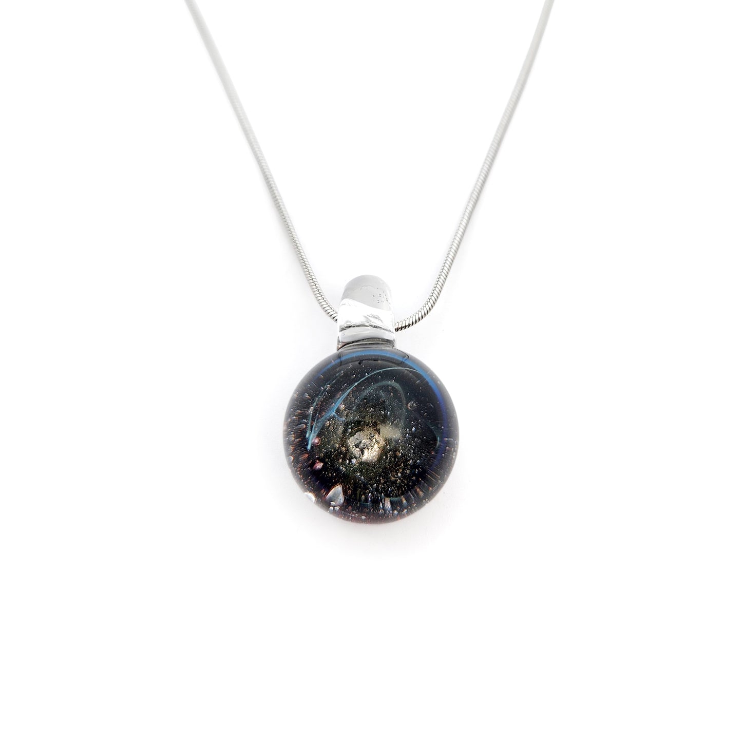 Glass Galaxy Ball Pendant