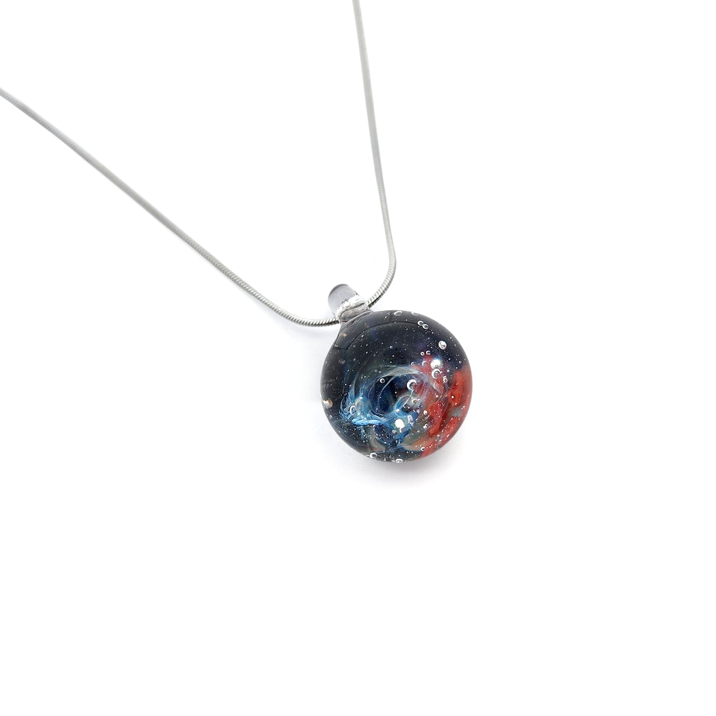 Glass Galaxy Ball Pendant