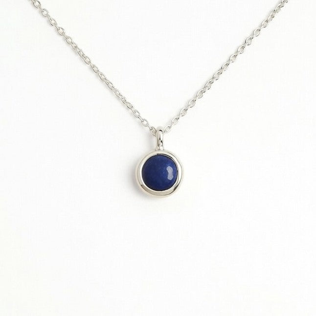 Blue Sapphire September Birthstone Necklace