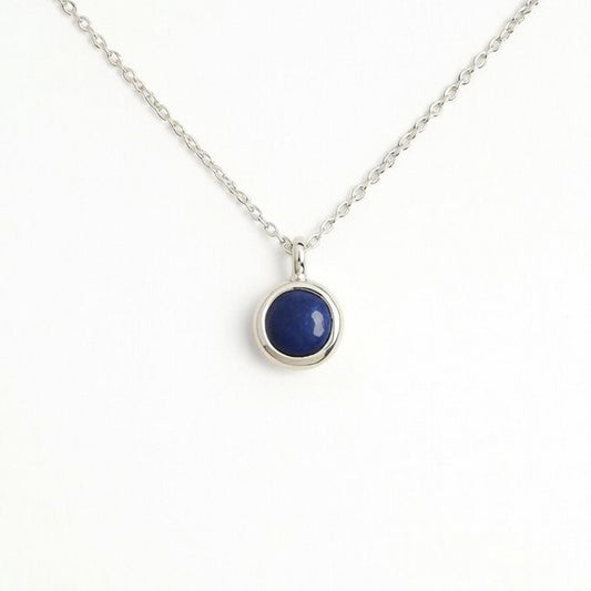 Blue Sapphire September Birthstone Necklace