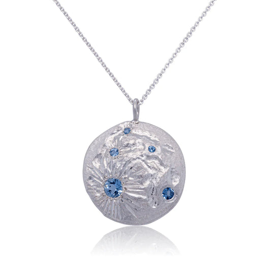 Silver Celestial Luna Pendant
