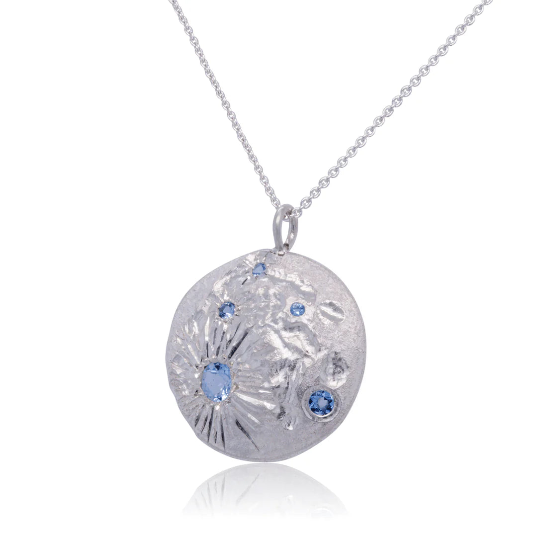 Silver Celestial Luna Pendant