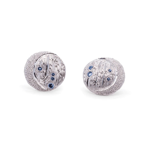 Silver Celestial Earrings