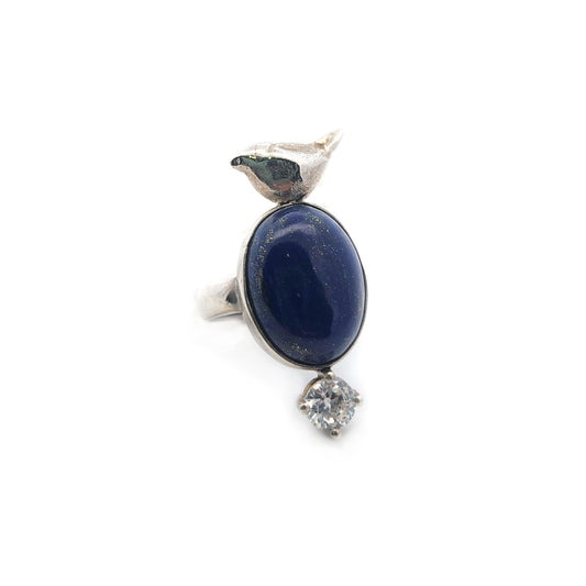 Lapis Bird Ring
