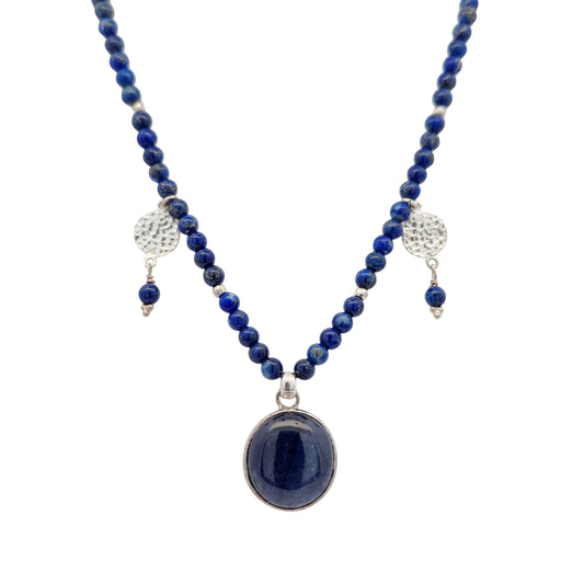 Lapis Lazuli & Persian Sapphire Necklace