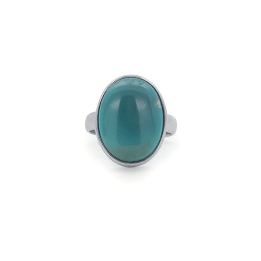 Large Turquoise Bezel Ring