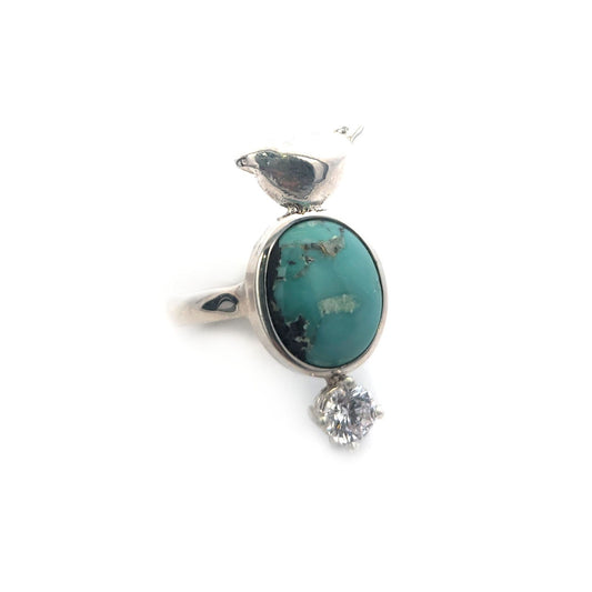 Turquoise Bird Ring