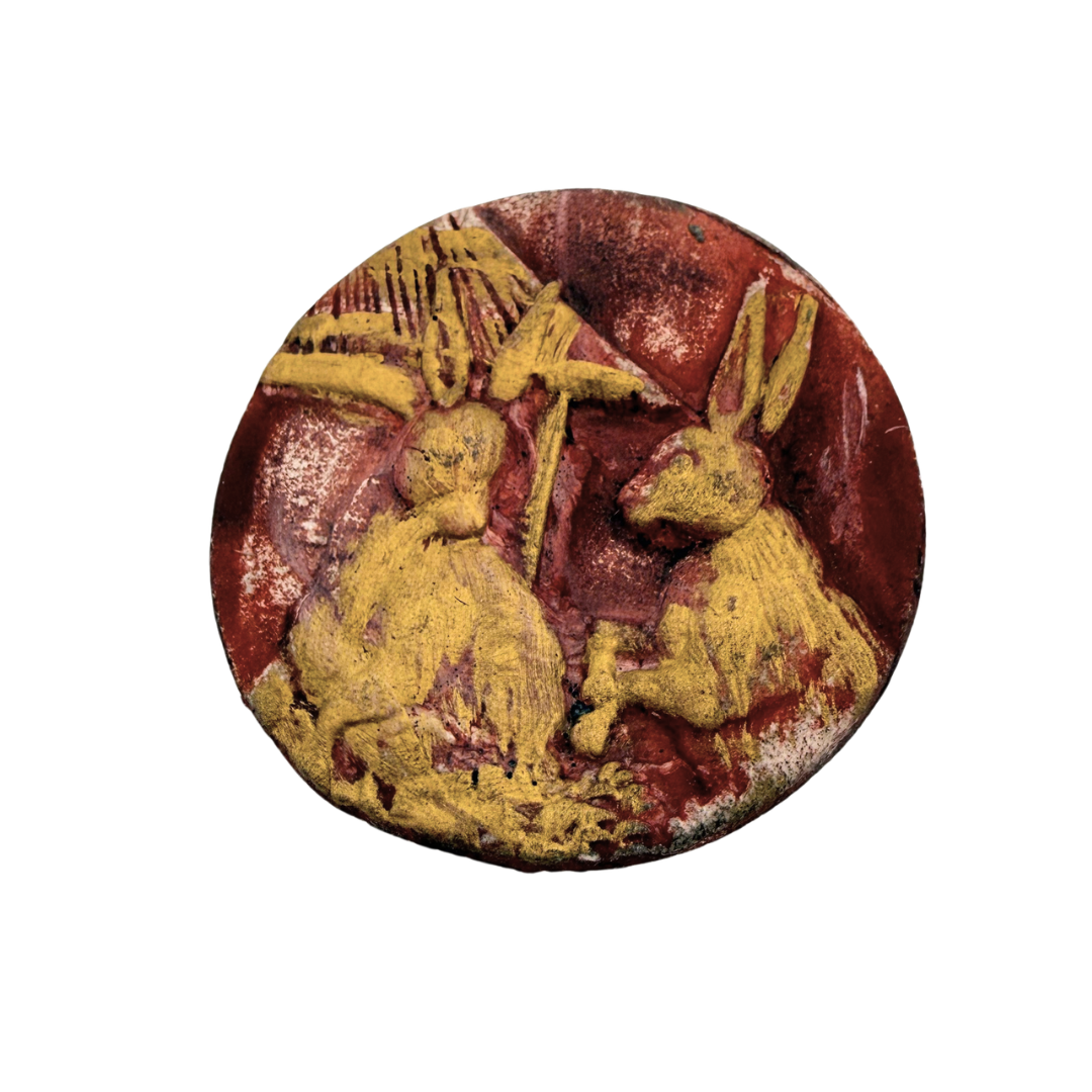 Papercast Brooch Small