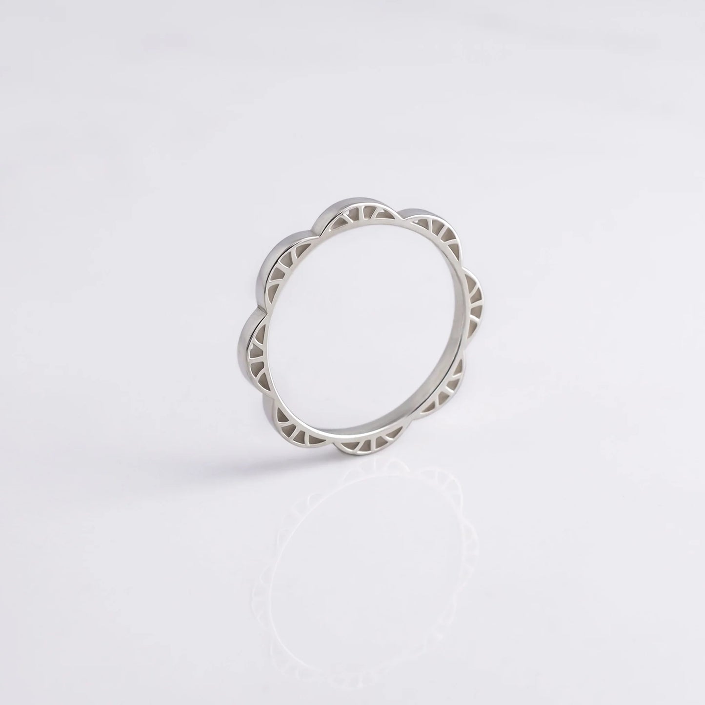 Mandala Seashell Ring