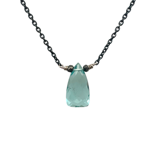 Blue Quartz Necklace