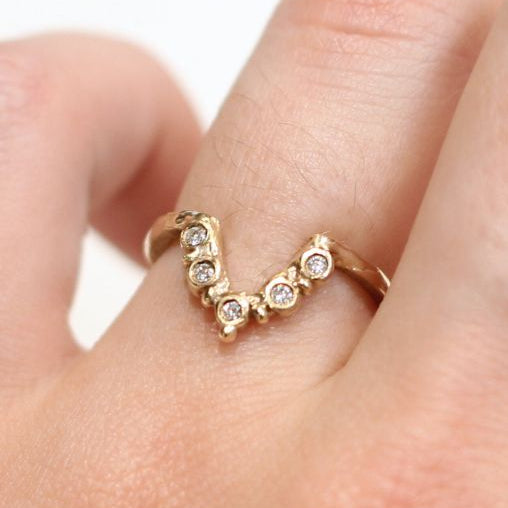 Elen - Diamond Contour Band