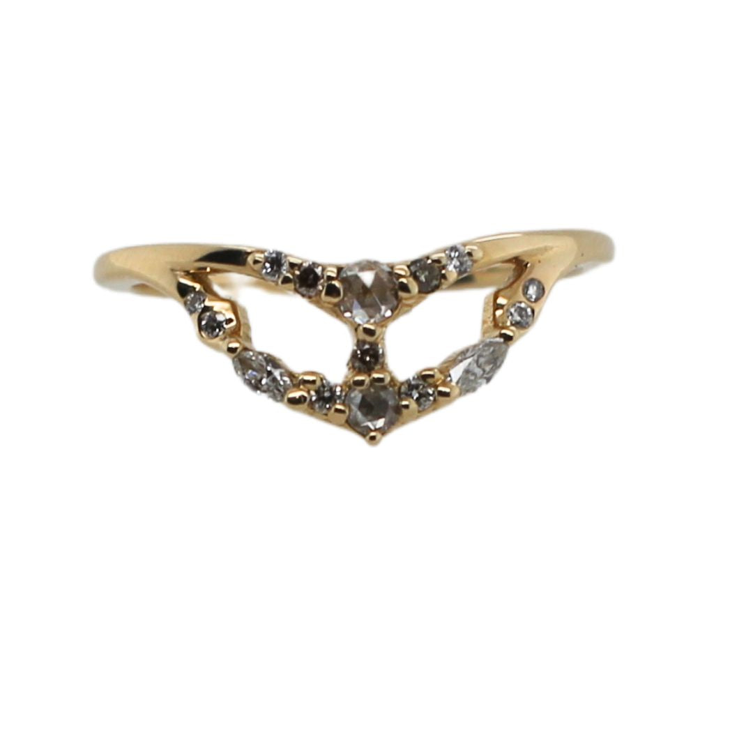 Divine Refractions - Diamond Wedding Band