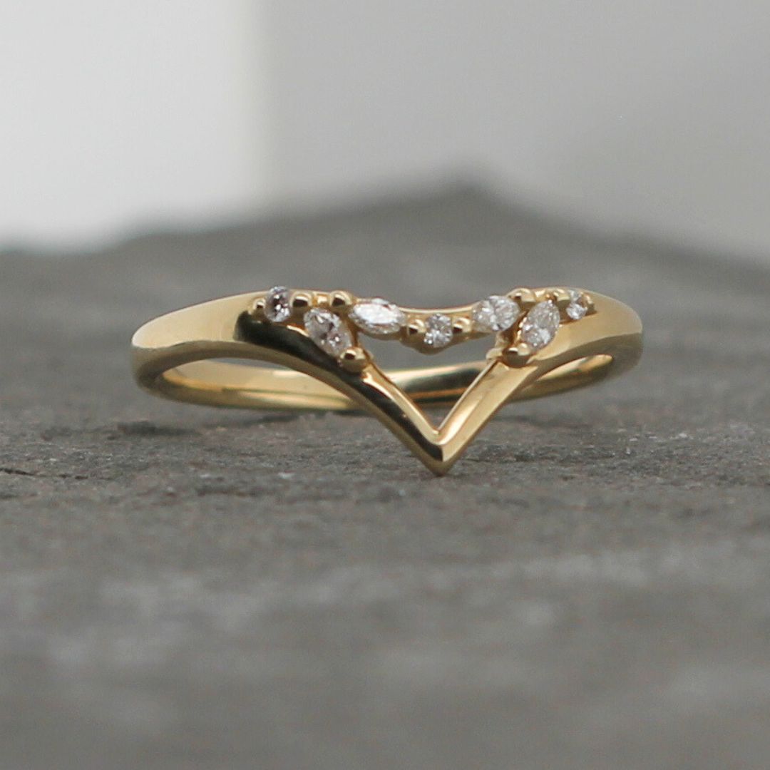 Language of Spirit - Diamond Point Wedding Band