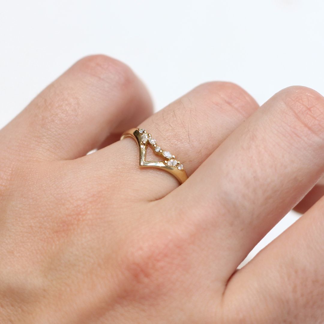 Language of Spirit - Diamond Point Wedding Band