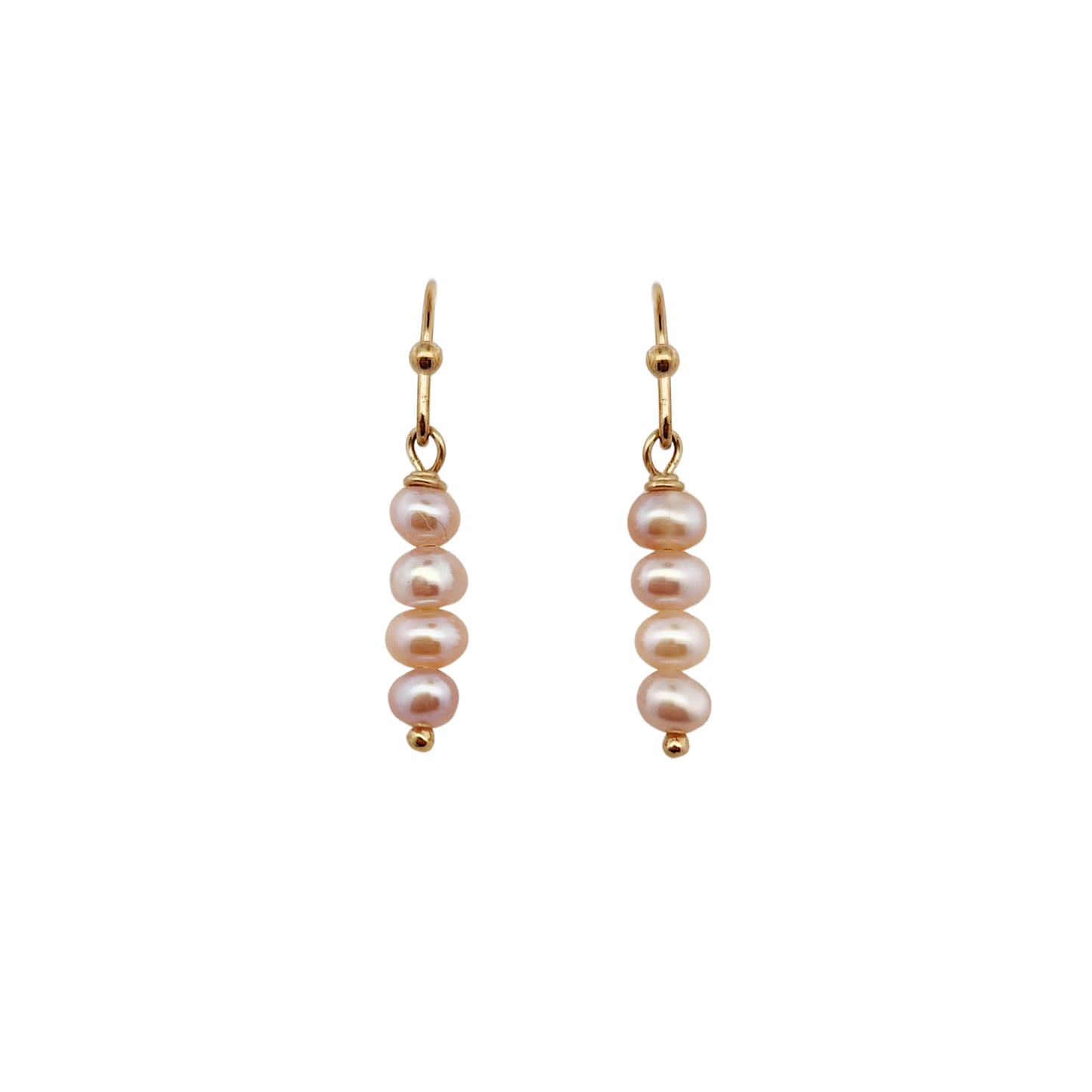 Pearl Bead Drop Earrings