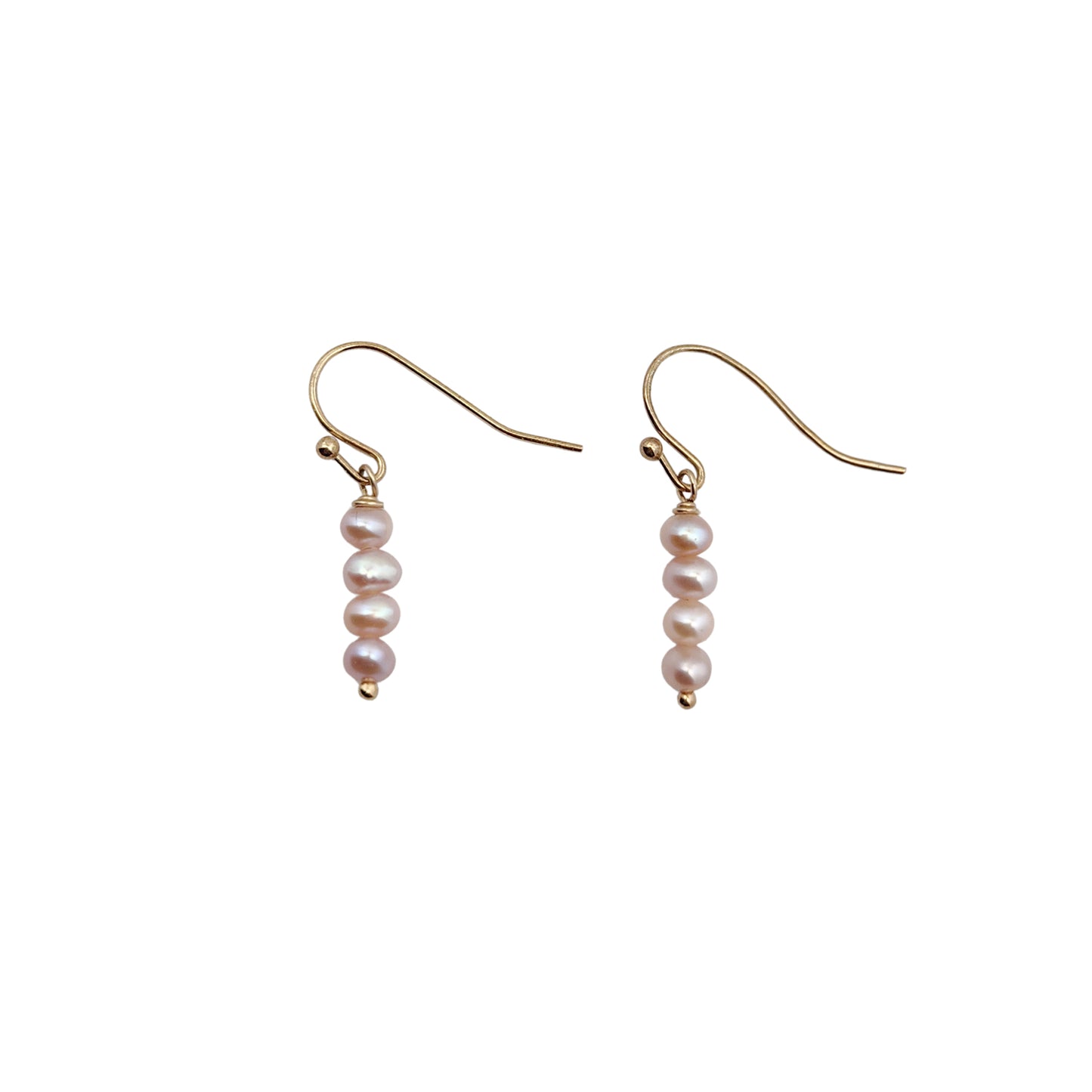 Pearl Bead Drop Earrings