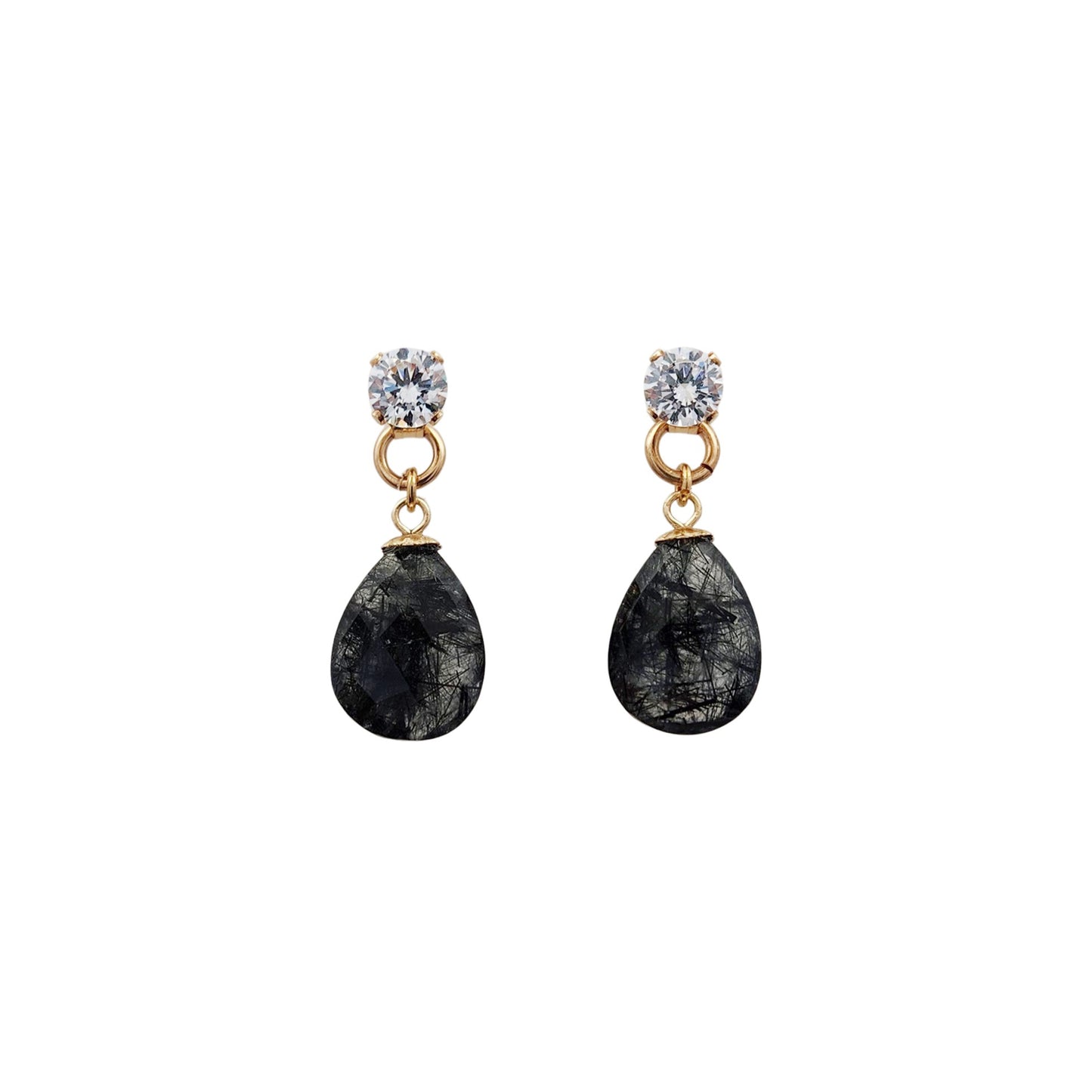 2-Ways-to-Wear CZ & Quartz Drop Earrings