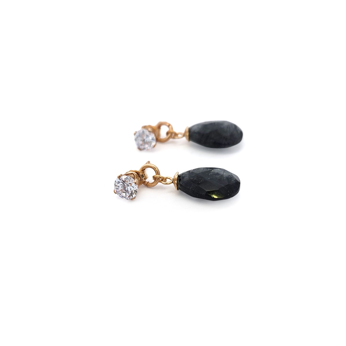2-Ways-to-Wear CZ & Quartz Drop Earrings