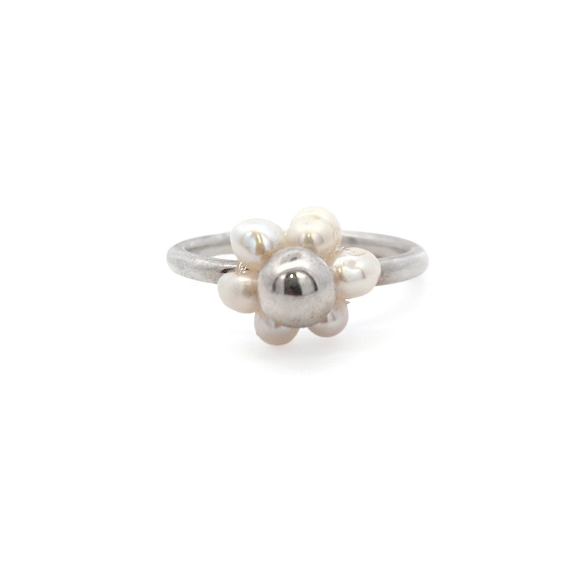 Pearl Flower Cluster Ring