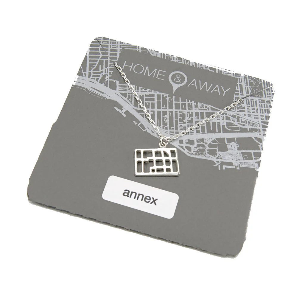 The Annex Map Pendant