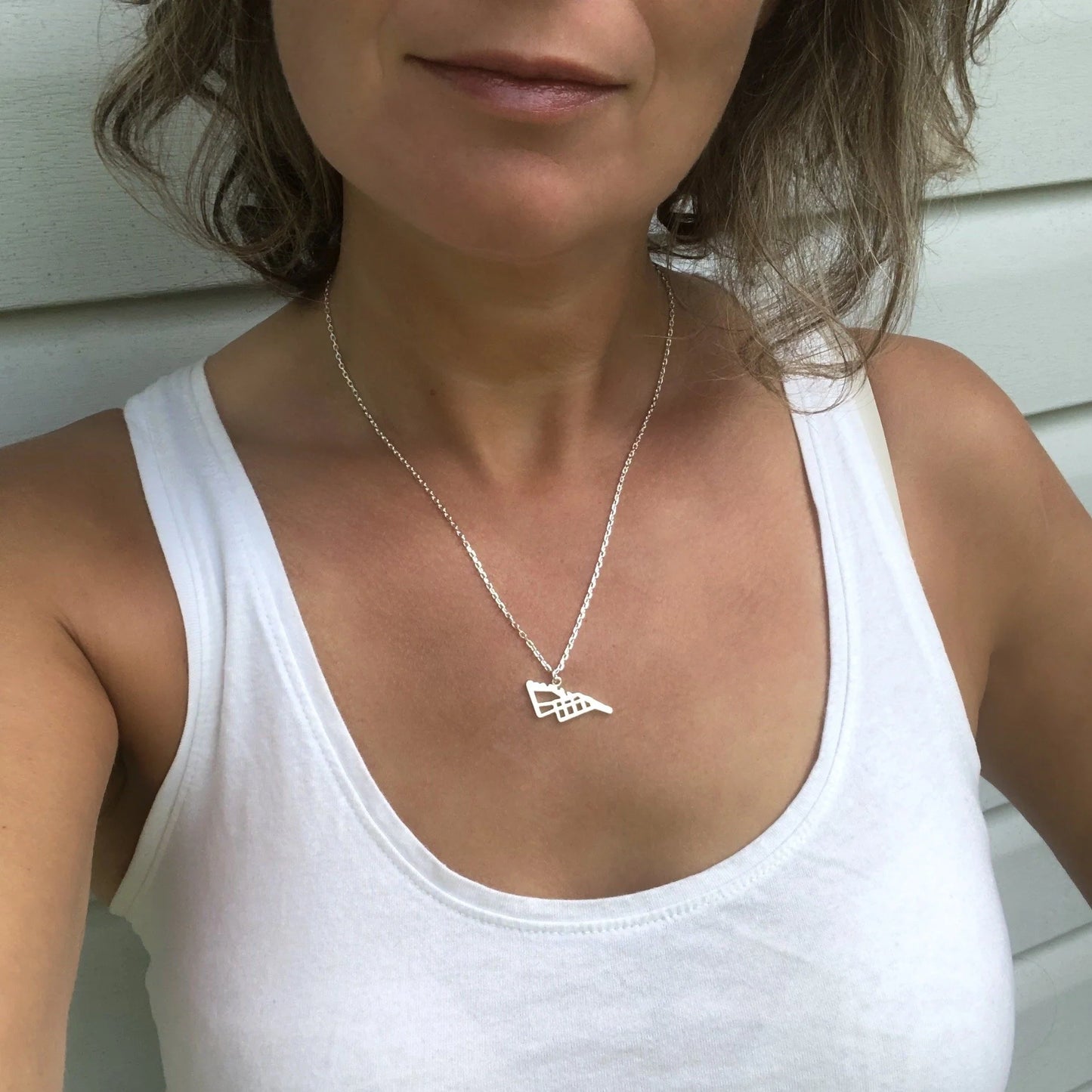 Collingwood Map Pendant