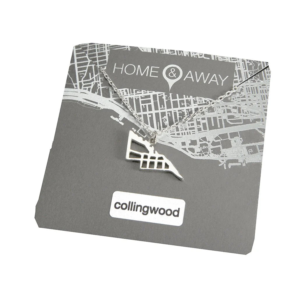Collingwood Map Pendant
