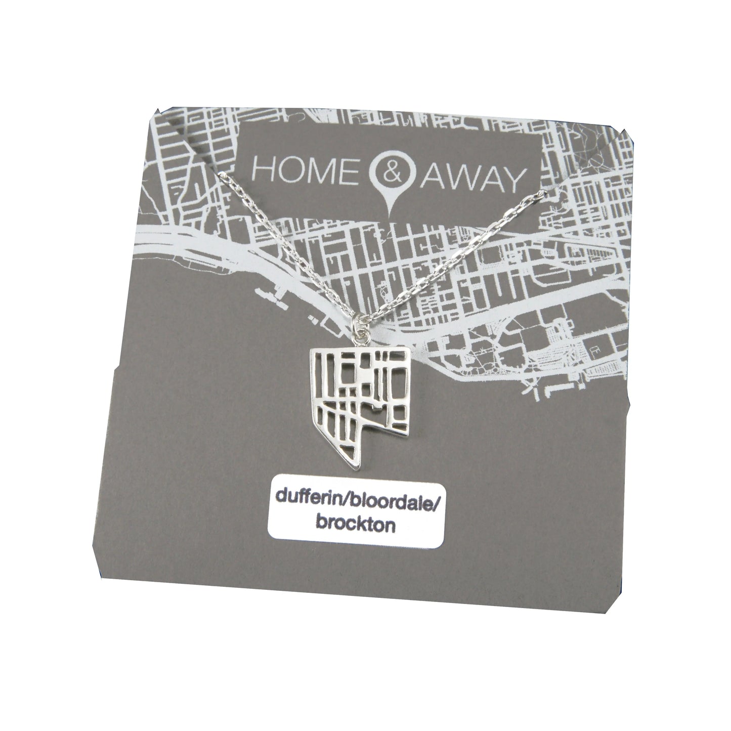 Dufferin / Bloordale / Brockton Map Pendant