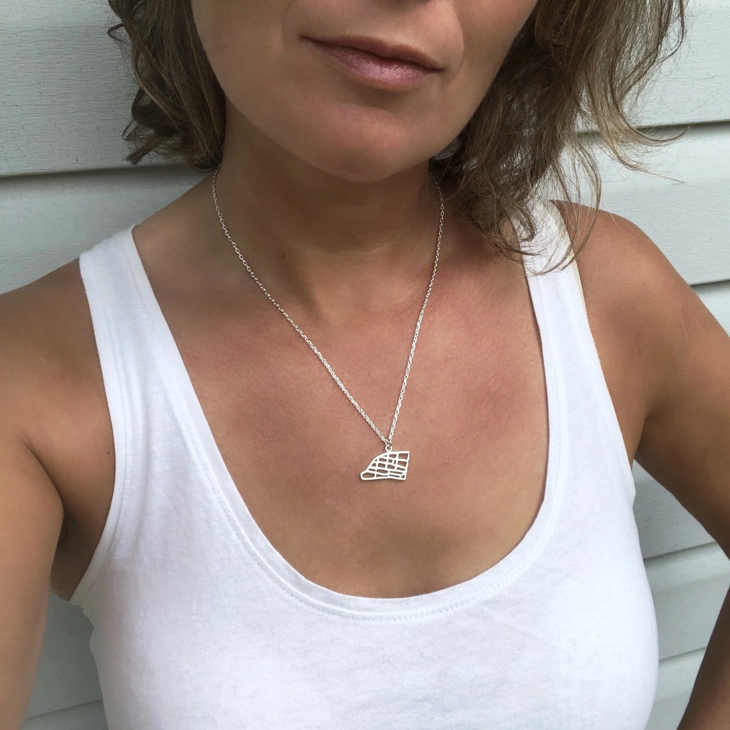 Leslieville Map Pendant