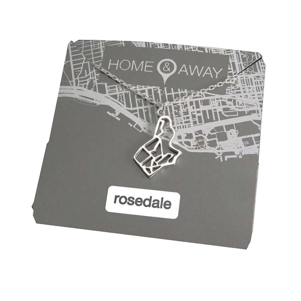 Rosedale Map Pendant