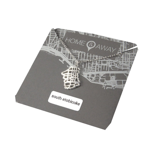 South Etobicoke Map Pendant