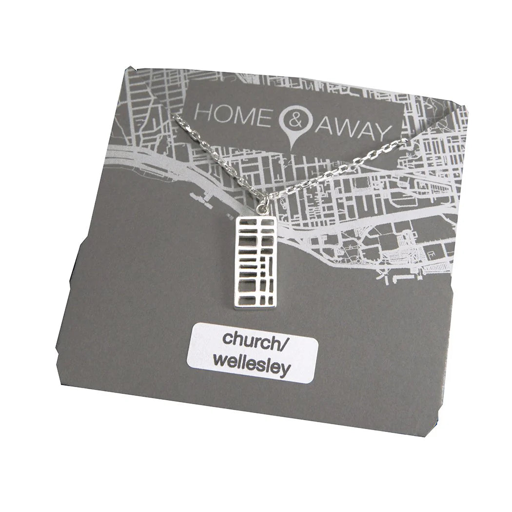 Church / Wellesley Map Pendant